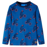 Vidaxl kinderpyjama met lange mouwen 92 petroleumkleurig
