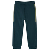 Vidaxl kinderjoggingbroek met trekkoord 128 mosgroen