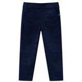 Vidaxl kinderbroek 140 donker marineblauw