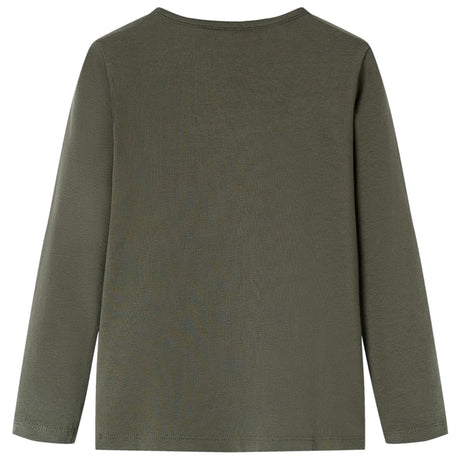 Vidaxl kindershirt met lange mouwen 104 kakikleurig