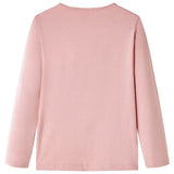 Vidaxl kindershirt met lange mouwen 104 lichtroze