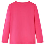 Vidaxl kindershirt met lange mouwen 140 felroze
