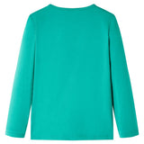 Vidaxl kindershirt met lange mouwen 128 felgroen