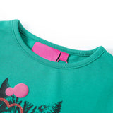 Vidaxl kindershirt met lange mouwen 128 felgroen