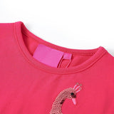 Vidaxl kindershirt met lange mouwen 116 felroze