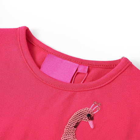 Vidaxl kindershirt met lange mouwen 116 felroze