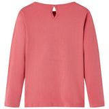 Vidaxl kindershirt met lange mouwen 128 oudroze