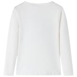 VidaXL Kindershirt met lange mouwen 92 ecrukleurig