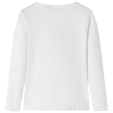 Vidaxl kindershirt met lange mouwen 128 ecrukleurig