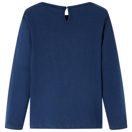 Vidaxl kindershirt met lange mouwen 104 marineblauw