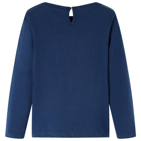 Vidaxl kindershirt met lange mouwen 116 marineblauw