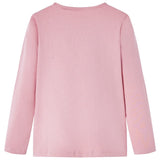 Vidaxl kindershirt met lange mouwen 104 lichtroze