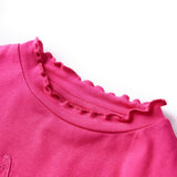 Vidaxl kindershirt met lange mouwen 104 felroze