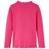 Vidaxl kindershirt met lange mouwen 116 felroze