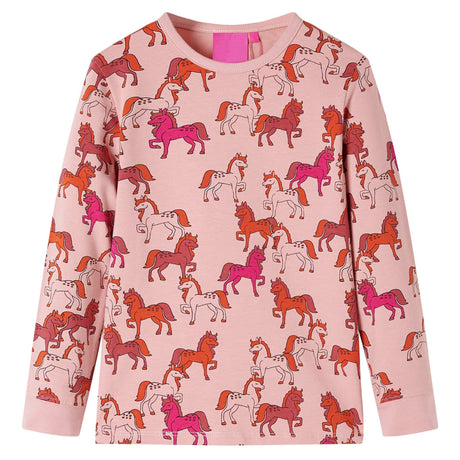 Vidaxl kinderpyjama met lange mouwen 116 lichtroze