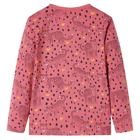 Vidaxl kinderpyjama met lange mouwen 104 oudroze