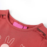 VidaXL Kindershirt met lange mouwen 92 rozebruin