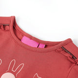 Vidaxl kindershirt met lange mouwen 116 rozebruin