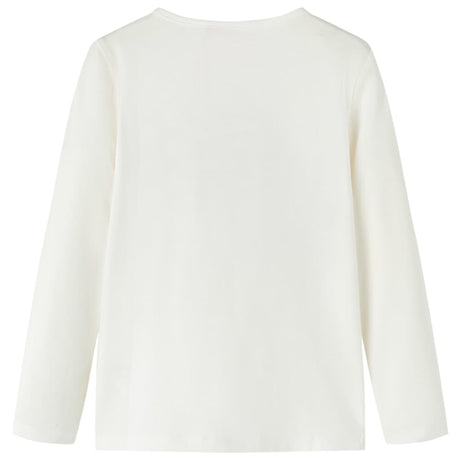 Vidaxl kindershirt met lange mouwen 104 ecru