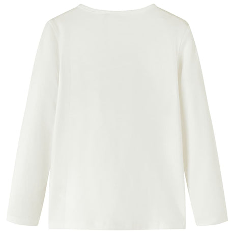 Vidaxl kindershirt met lange mouwen 116 ecru
