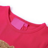 Vidaxl kindershirt met lange mouwen 92 felroze