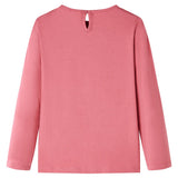 Vidaxl kindershirt met lange mouwen 128 oudroze