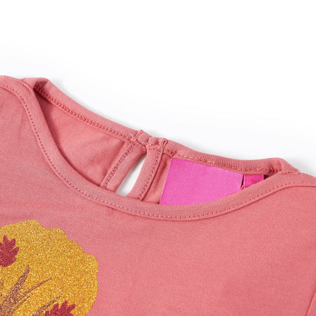 Vidaxl kindershirt met lange mouwen 140 oudroze