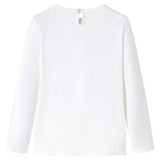 VidaXL Kindershirt met lange mouwen 140 ecru