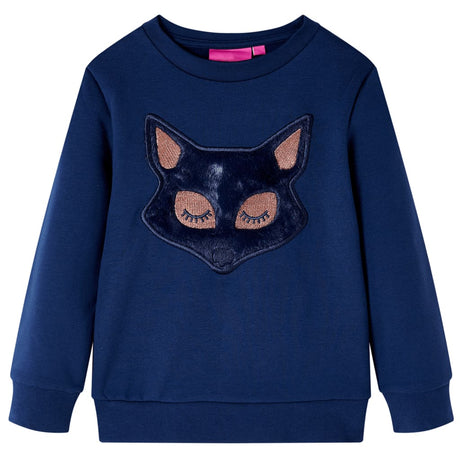 Vidaxl kindertrui 128 marineblauw