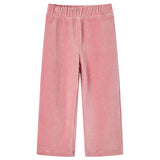 VidaXL Kinderbroek 104 ribfluweel Lichtroze