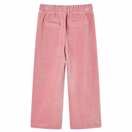 Vidaxl kinderbroek 128 ribfluweel lichtroze