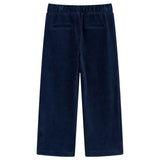 VidaXL Kinderbroek 92 ribfluweel marineblauw