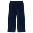 Vidaxl kinderbroek 104 ribfluweel marineblauw