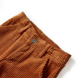 Vidaxl kinderbroek 104 ribfluweel cognackleurig