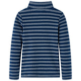 VidaXL Kindershirt met lange mouwen 116 marineblauw