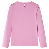 Vidaxl kindershirt met lange mouwen 104 rozebruin