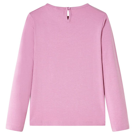 Vidaxl kindershirt met lange mouwen 116 rozebruin