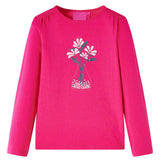 VidaXL Kindershirt met lange mouwen 116 felroze
