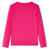 VidaXL Kindershirt met lange mouwen 116 felroze