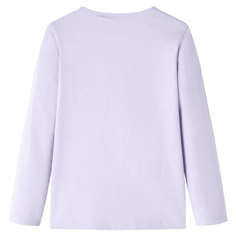 Vidaxl kindershirt met lange mouwen 140 lichtlila