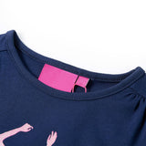Vidaxl kindershirt met lange mouwen 104 marineblauw