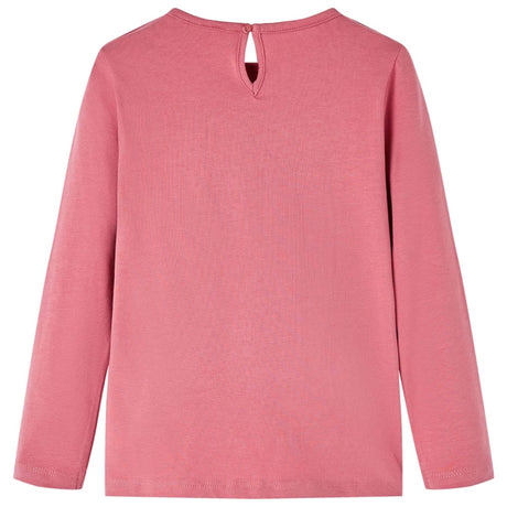 Vidaxl kindershirt met lange mouwen 116 oudroze
