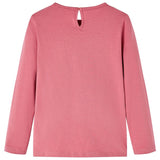 Vidaxl kindershirt met lange mouwen 128 oudroze