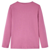 VidaXL Kindershirt met lange mouwen 140 frambozenkleur