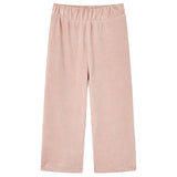 VidaXL Kinderbroek 104 ribfluweel Lichtroze