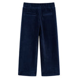 Vidaxl kinderbroek 92 ribfluweel marineblauw