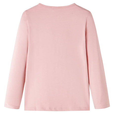 Vidaxl kindershirt met lange mouwen 104 lichtroze