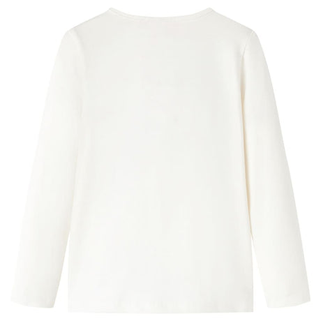Vidaxl kindershirt met lange mouwen 128 ecru