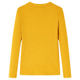 Vidaxl kindershirt met lange mouwen 104 okerkleurig