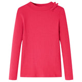 Vidaxl kindershirt met lange mouwen 92 felroze